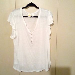 C & C California 100% Linen Top